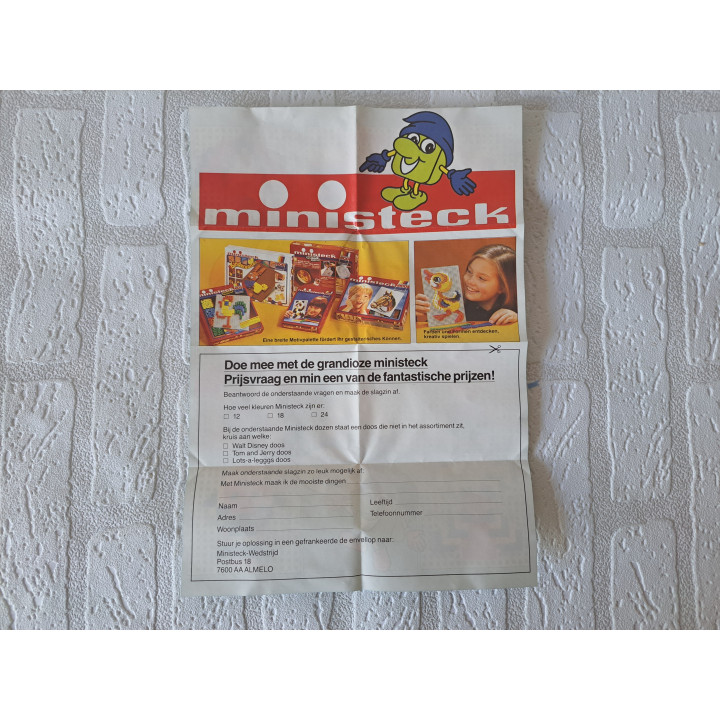 Ministeck zakje met 10 voorbeelden - Ministeck