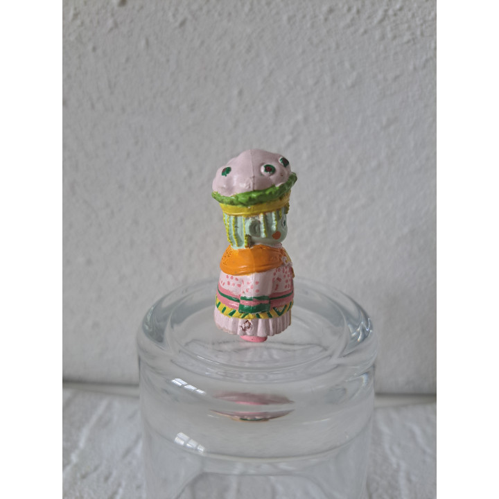 Billy geit van hard rubber 1:32 1960-70 Britains 4.5x1x4cm - britains