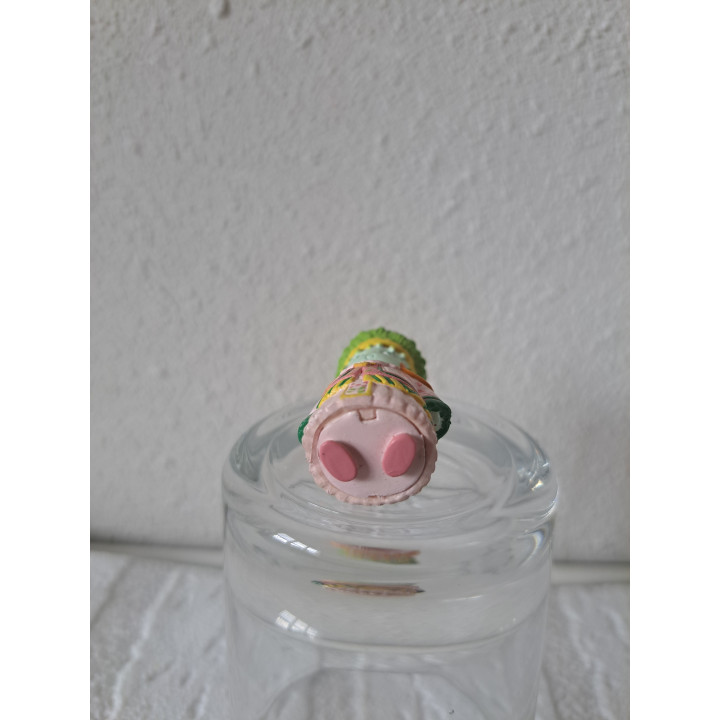 Billy geit van hard rubber 1:32 1960-70 Britains 4.5x1x4cm - britains