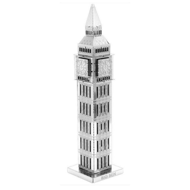 London Big Ben 3D metaal model kit Toi Toys 12x17cm - modelbouw