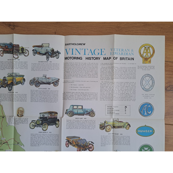 Autogeschiedenisposter van Engeland uitgebracht 1973 76×101cm - posters