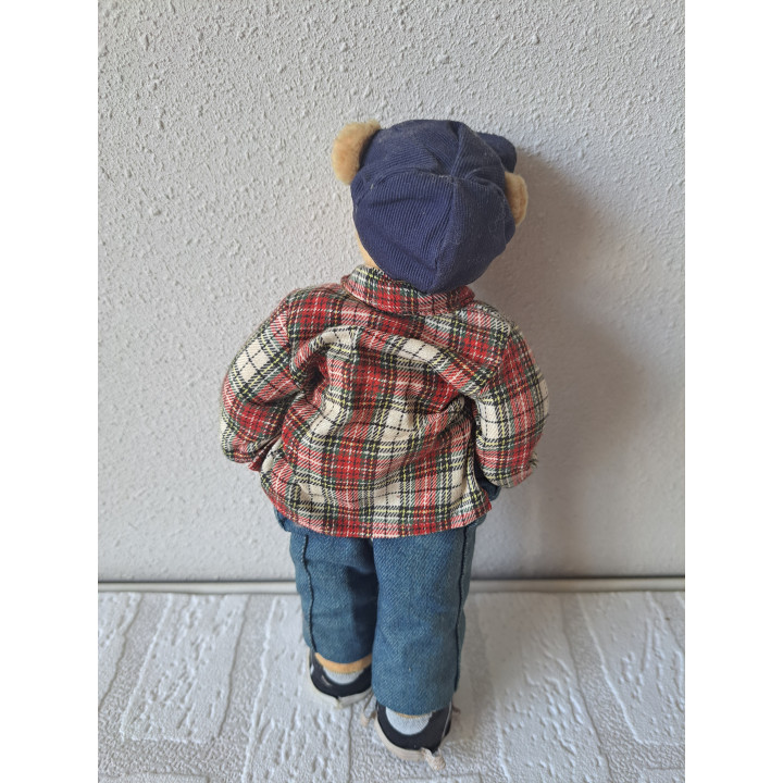 Pluche Beer Heinrich Bauer Vintage Knuffel