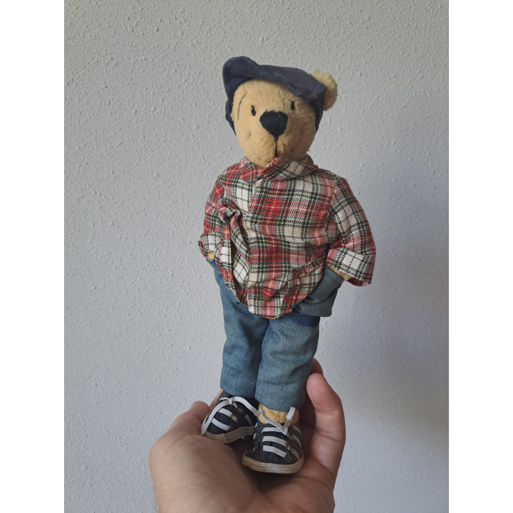 Pluche beer van Heinrich Bauer 11x6x24cm