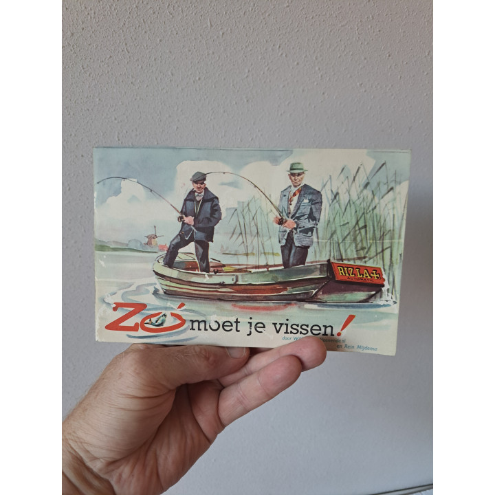 Plaatjesalbum Zo moet je vissen Rizla automatic 1958 COMPLEET - Plaatjesalbums