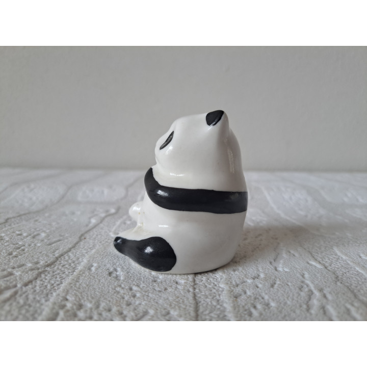Pandabeer van porselein D5xH6cm - dierfiguren