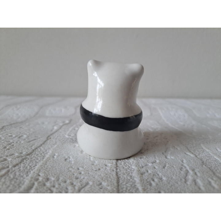 Pandabeer van porselein D5xH6cm - dierfiguren