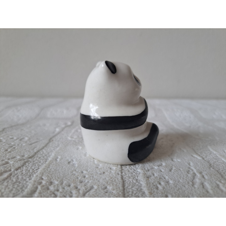 Pandabeer van porselein D5xH6cm - dierfiguren