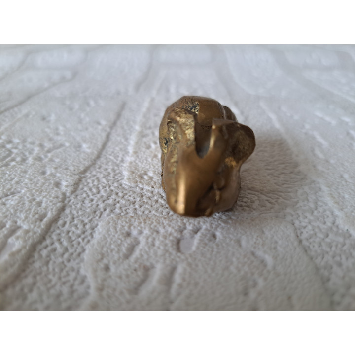 Liggend muis van brons 6x2.5x2.5cm (2) - dierfiguren