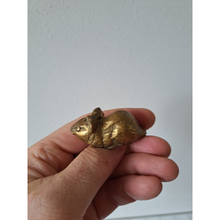 Liggend muis van brons 6x2.5x2.5cm (2)