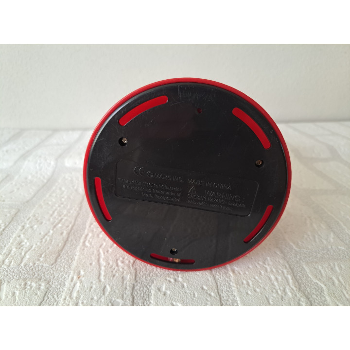 M en M snoepdispenser 1991 van kunststof D12xH22cm -  M en M