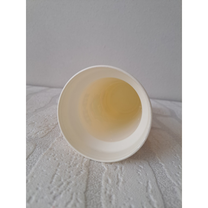 M en M drinkbeker van kunststof met riet 1992 D9xH28cm -  M en M