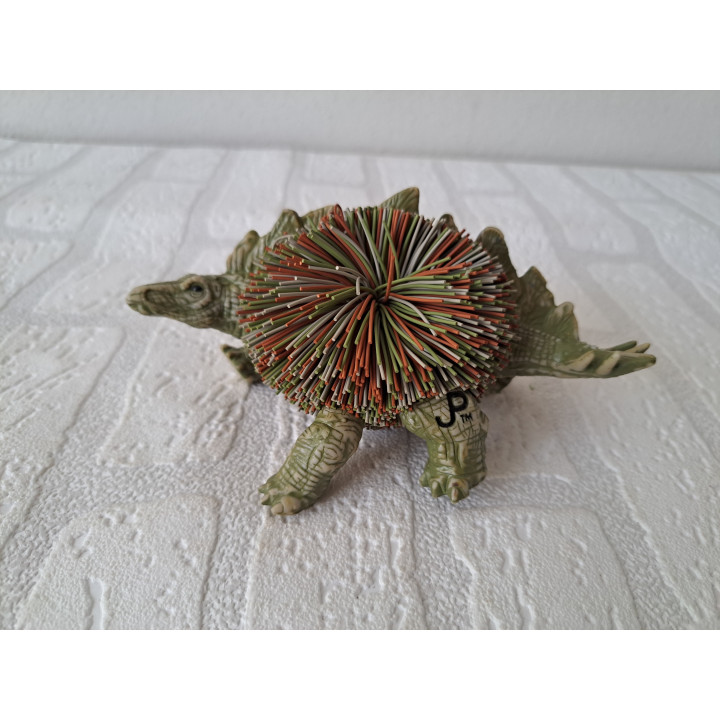 Stegosaurus Koosh-figuur van rubber 1997 16x9x10cm - jurassic park Stegosaurus Koosh-figuur van rubber 1997 16x9x10cm - jurassic park
