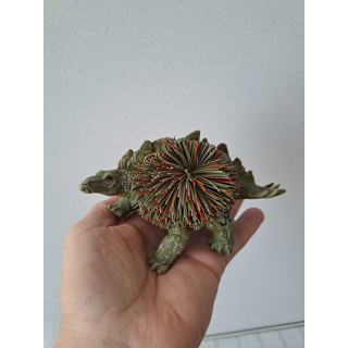 Stegosaurus Koosh-figuur van rubber 1997 16x9x10cm