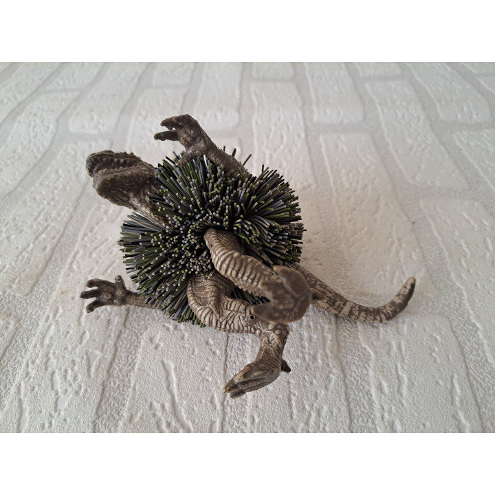 Godzilla Koosh-figuur van rubber 1998 10x14x11cm - godzilla