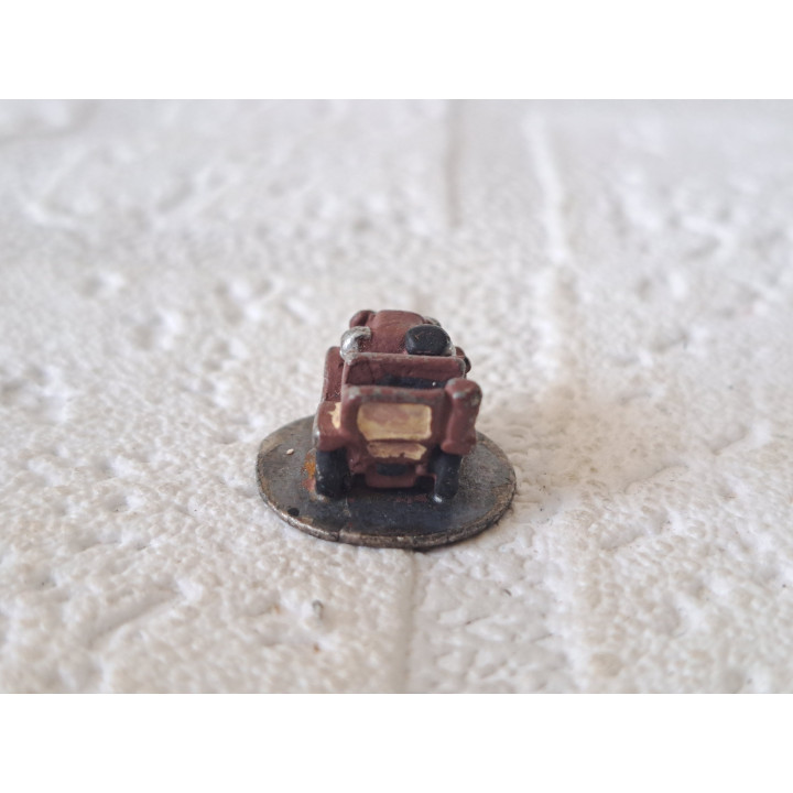 Mini oldtimer auto van metaal D2xH1cm - miniaturen