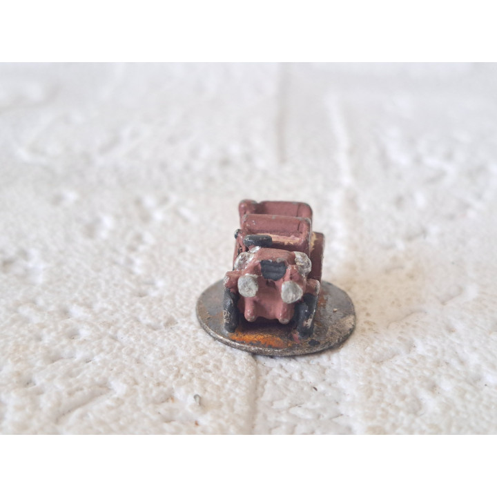 Mini oldtimer auto van metaal D2xH1cm - miniaturen