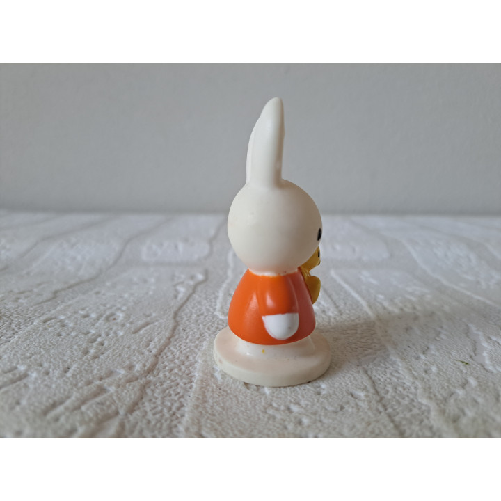 Nijntje van rubber met beer Mercis BV D3x7cm - nijntje