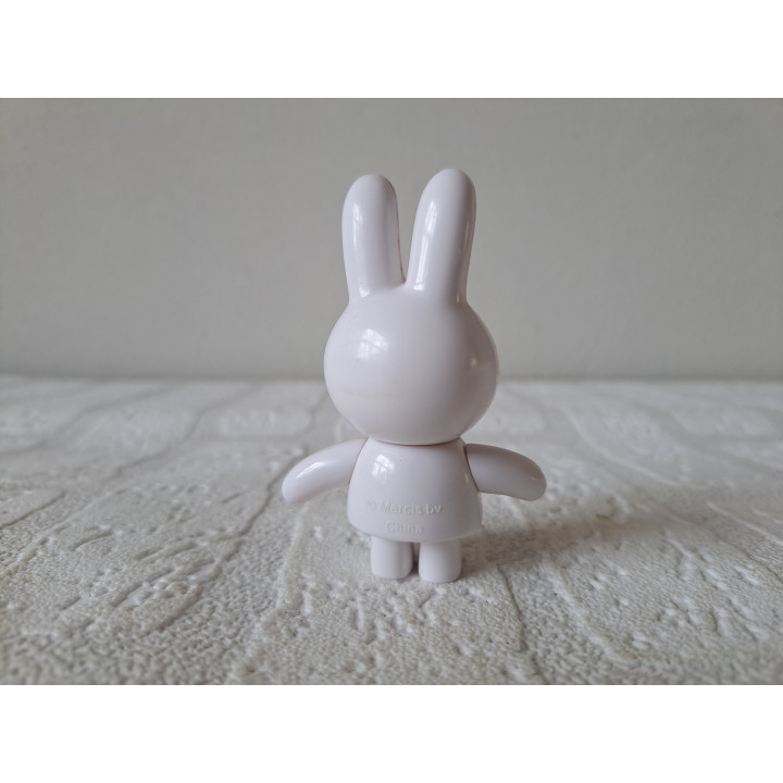 Nijntje van kunststof met beweegbaar hoofd Mercis 5x3x7.5cm - nijntje