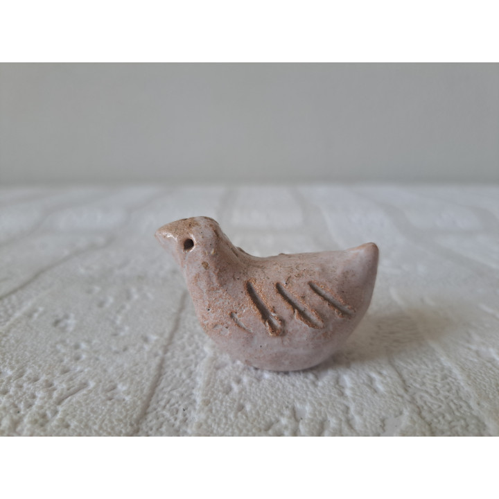 Eend van klei 5x2.5x3.5cm - dierfiguren