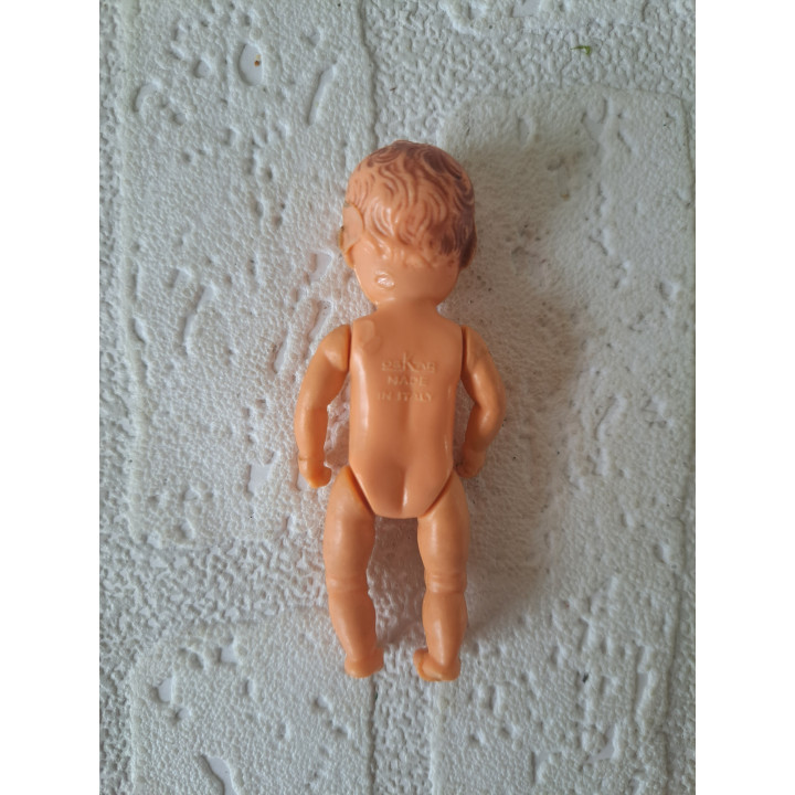Poppetje van kunststof met bewegende onderdelen 3x2x8.5cm - poppetjes