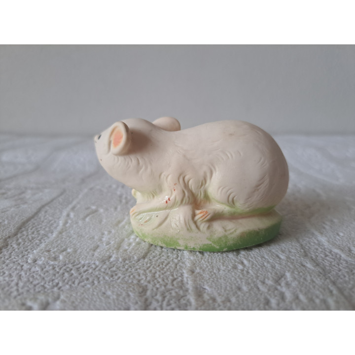 Muis van rubber 8x4x4cm - dierfiguren