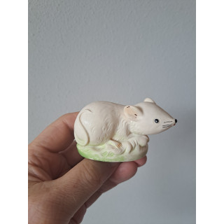 Muis van rubber 8x4x4cm