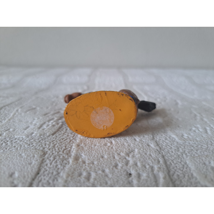 Paard van hard rubber 7x2x5cm - dierfiguren