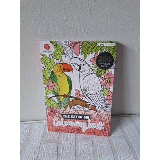 Kleurboek 200 kleurplaten Decotime 21x30x1.5cm ONGEBRUIKT