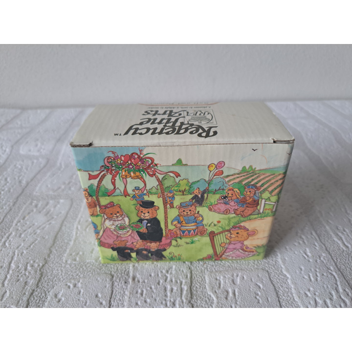 Porselein peper en zout muizen met instrumenten 12x6.5x9.5cm - peper en zoutvaatjes