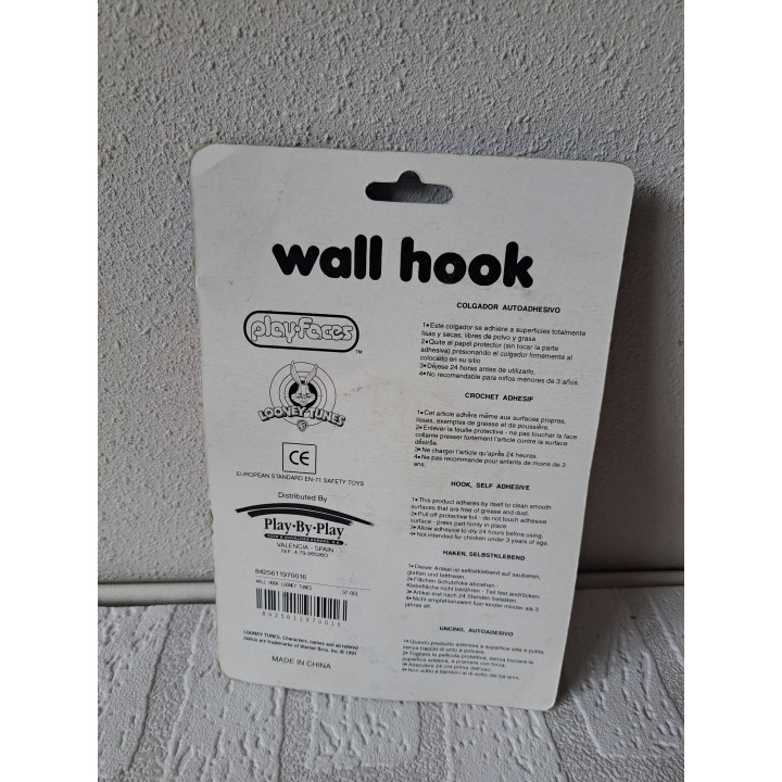 Tweety Wall Hook Plastic Looney Tunes