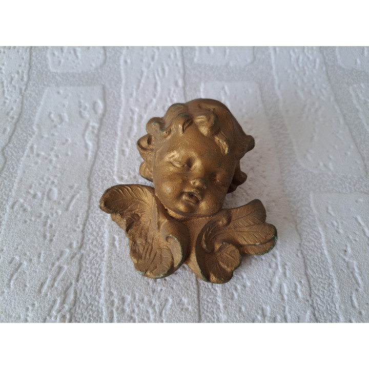 Plaster Angel Wall Decoration Graceful