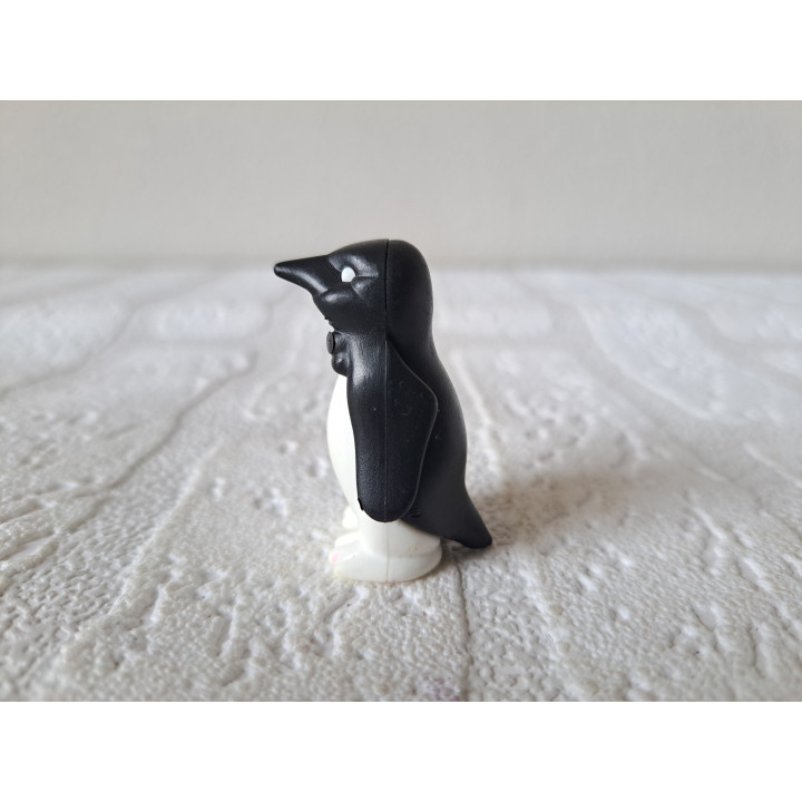 Pinguïn van kuststof 2.5x3x4cm - dierfiguren