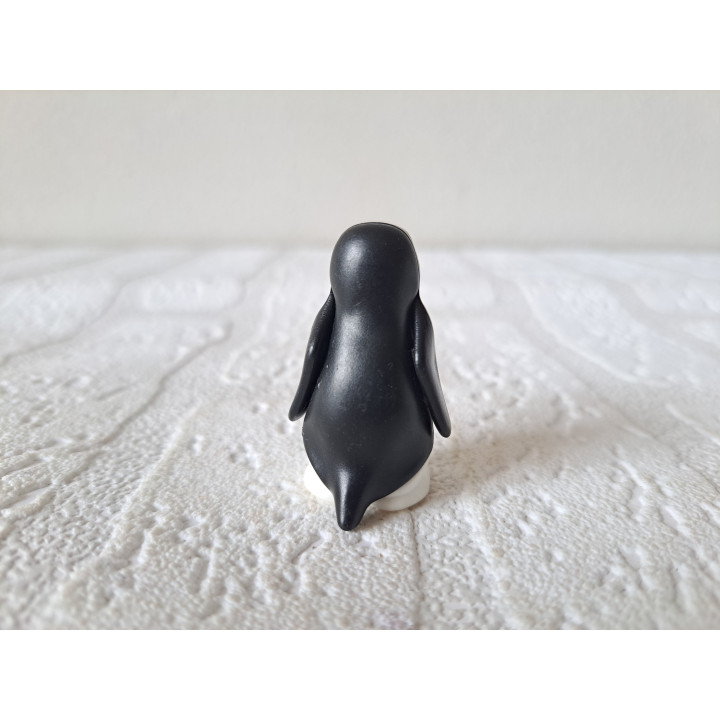 Pinguïn van kuststof 2.5x3x4cm - dierfiguren