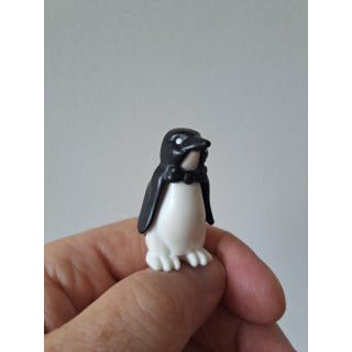 Pinguïn van kuststof 2.5x3x4cm