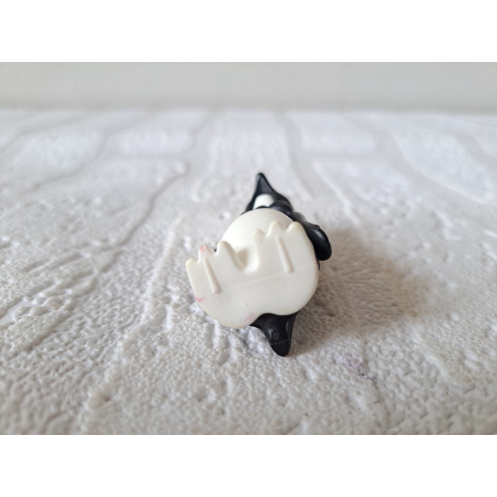 Pinguïn van kuststof 2.5x3x4cm - dierfiguren