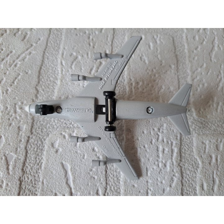 Boeing 747 Lufthansa Matchbox SB31 11x10x4cm (2) - vliegtuig