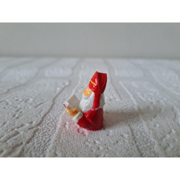 Sinterklaas van kunststof Bip's Candy Fun 2008 2.5x2.5x3cm - sinterklaas