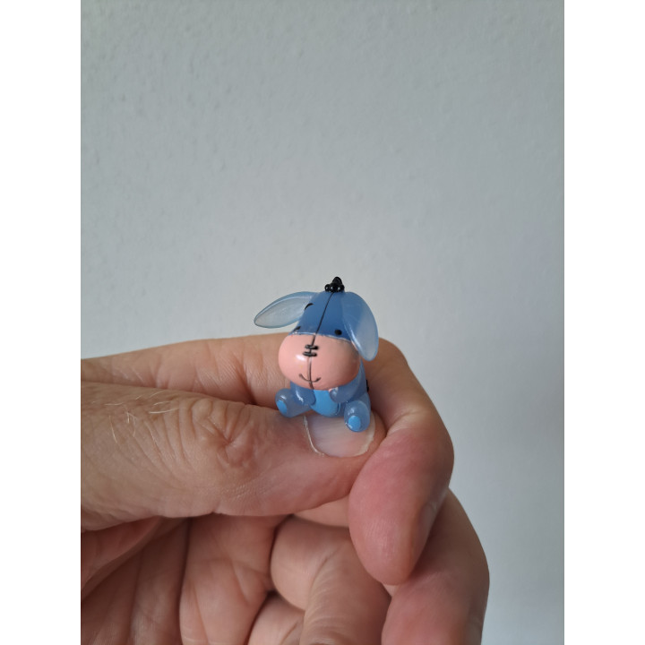 Iejoor de ezel van rubber Winnie The Pooh 3x2x2.5cm