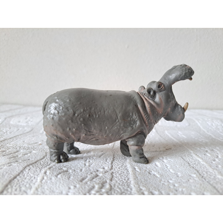 Nijpaard van hard rubber Schleich 14132 1996 3x2x2.5cm - schleich