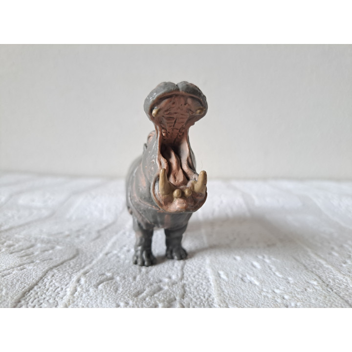 Nijpaard van hard rubber Schleich 14132 1996 3x2x2.5cm - schleich