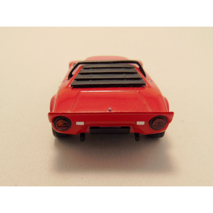 Lancia Stratos HF 1972 Del Prado collection 1:43 rood - modelauto