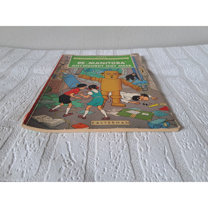 Jo, Suus en Jokke 1972 De Manitoba antwoordt niet meer Herge - stripboeken