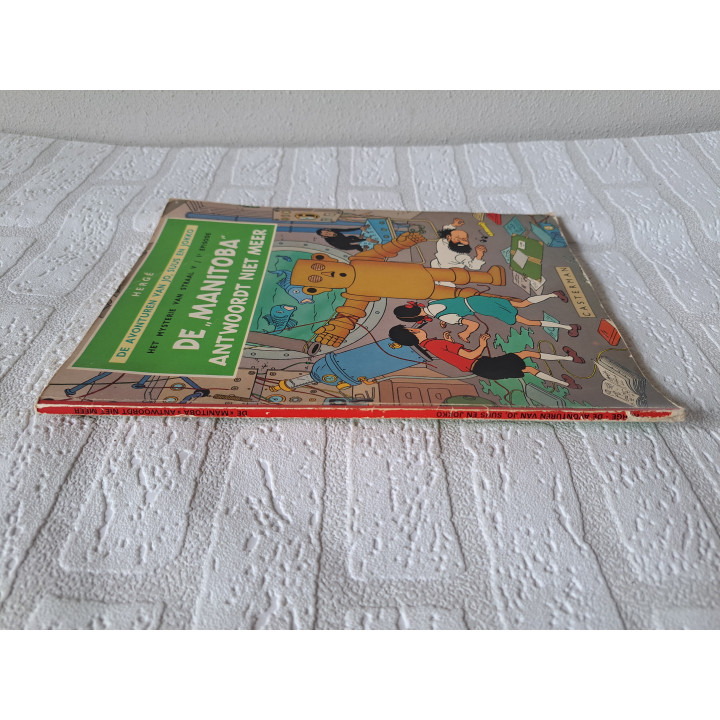 Jo, Suus en Jokke 1972 De Manitoba antwoordt niet meer Herge - stripboeken