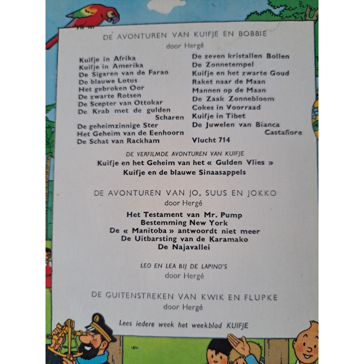 Jo, Suus en Jokke 1972 De Manitoba antwoordt niet meer Herge - stripboeken