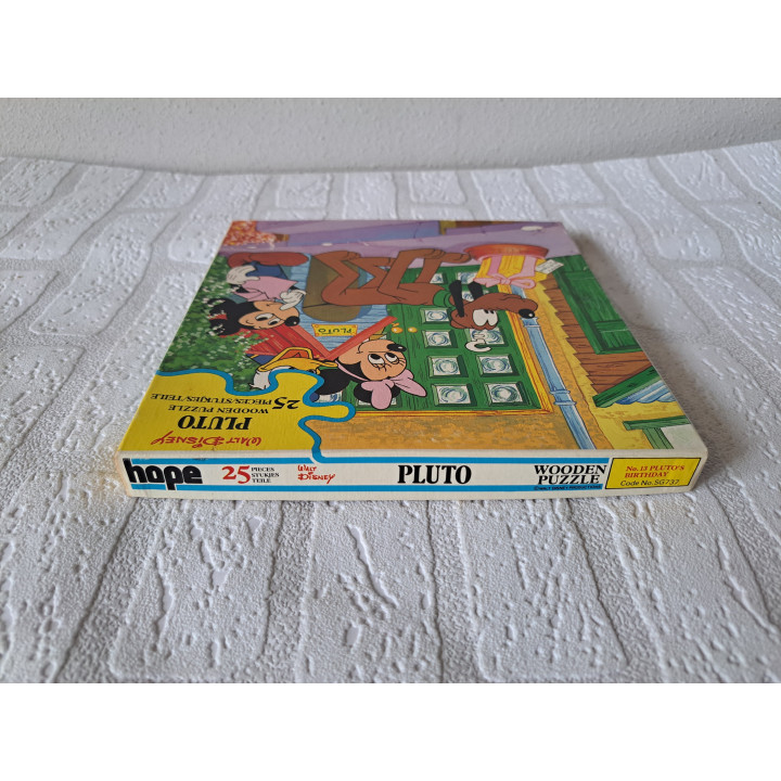 Wooden Puzzle Pluto Mickey Minnie 25 Pieces Disney