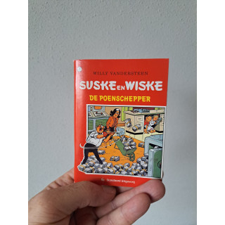 Suske en Wiske Mini stripboek De poenschepper 9x13cm (1)