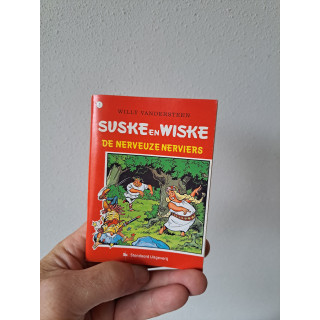 Suske en Wiske Mini stripboek De nerveuze nerviers 9x13cm (1)