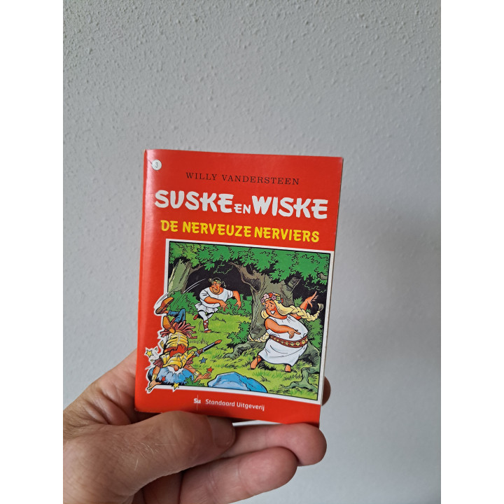 Suske en Wiske Mini stripboek De nerveuze nerviers 9x13cm (1)