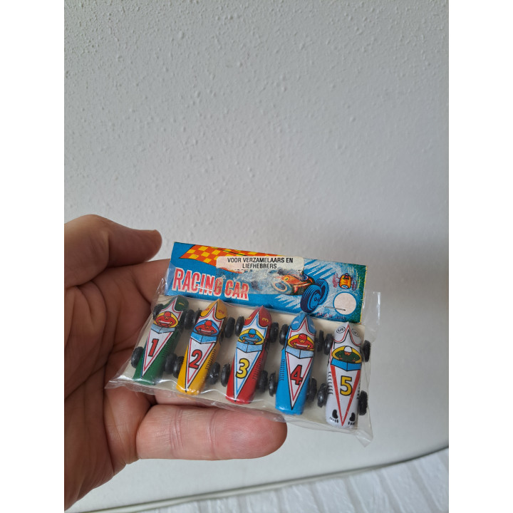 Blikkenspeelgoed Racing Cars 9x7x1cm (1)
