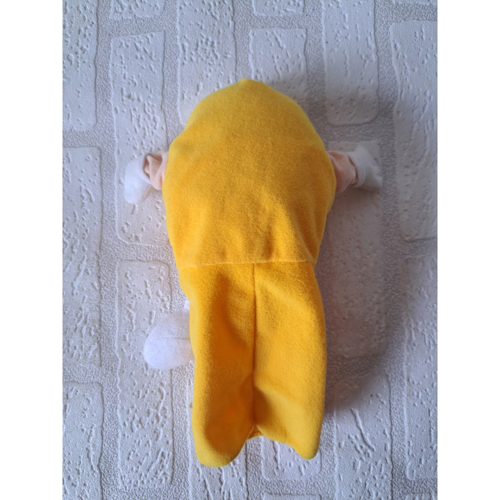 M&M Yellow Hand Puppet Fabric Mars 25 cm